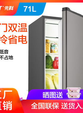 SAST/先科 BC-90升小电冰箱单门放雪糕可制冰租房冰吧/情侣款留样