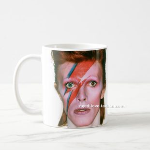 摇滚歌手大卫鲍伊纪念马克杯David Bowie咖啡杯水杯学生音乐礼物
