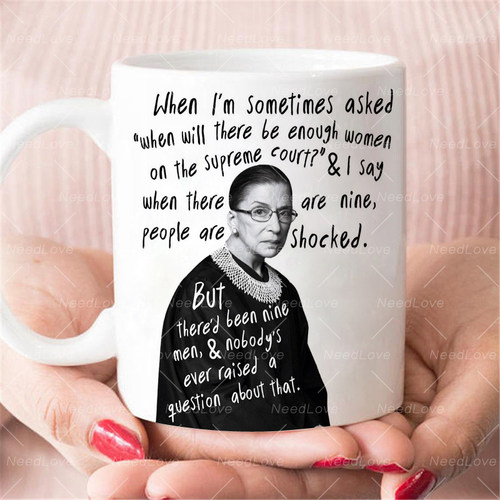 ruthbaderginsburg女陶瓷杯子