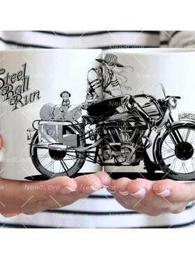 JOJO的奇妙冒险石之海空条徐伦白色马克杯子 Jolyne Cujoh 礼物