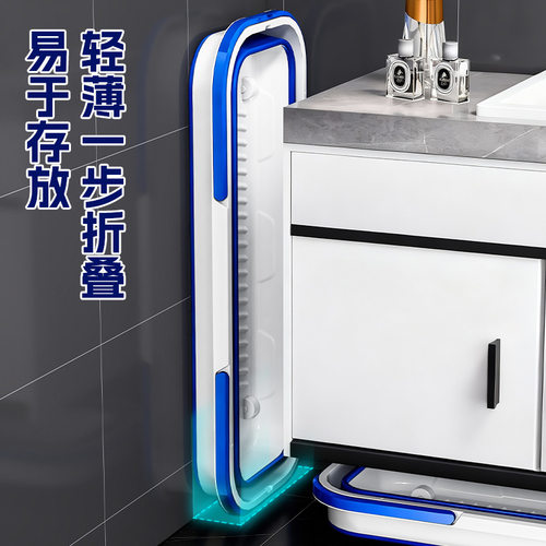 拖地折叠水桶塑料拖把桶