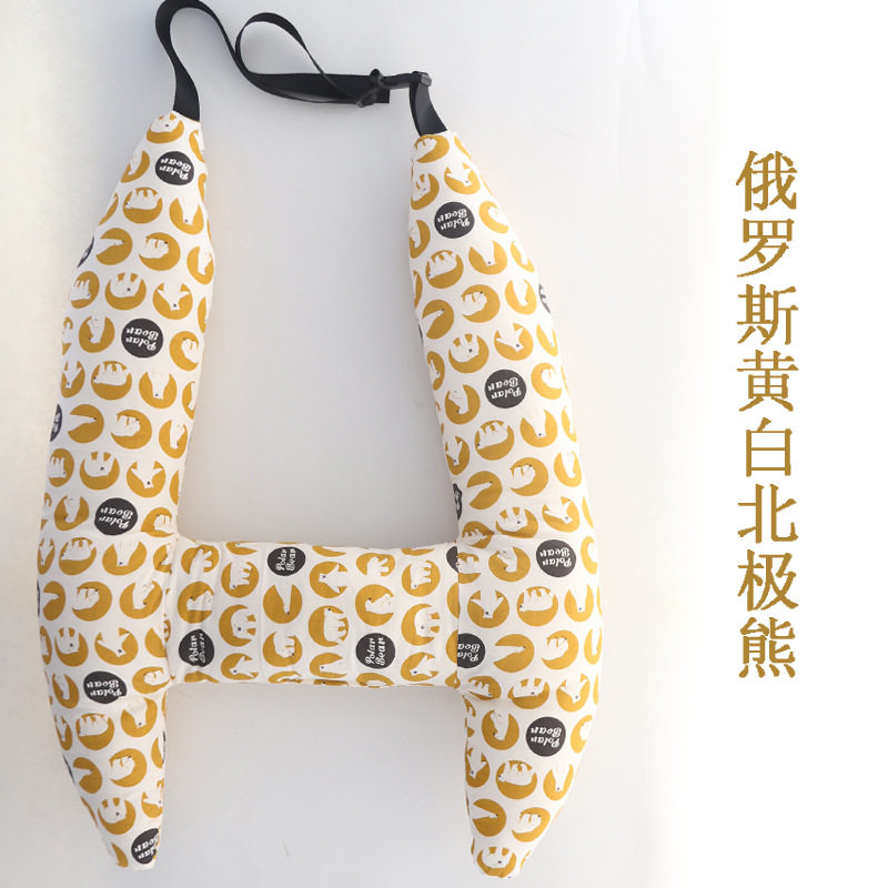 车载睡觉抱枕枕头两用棉
