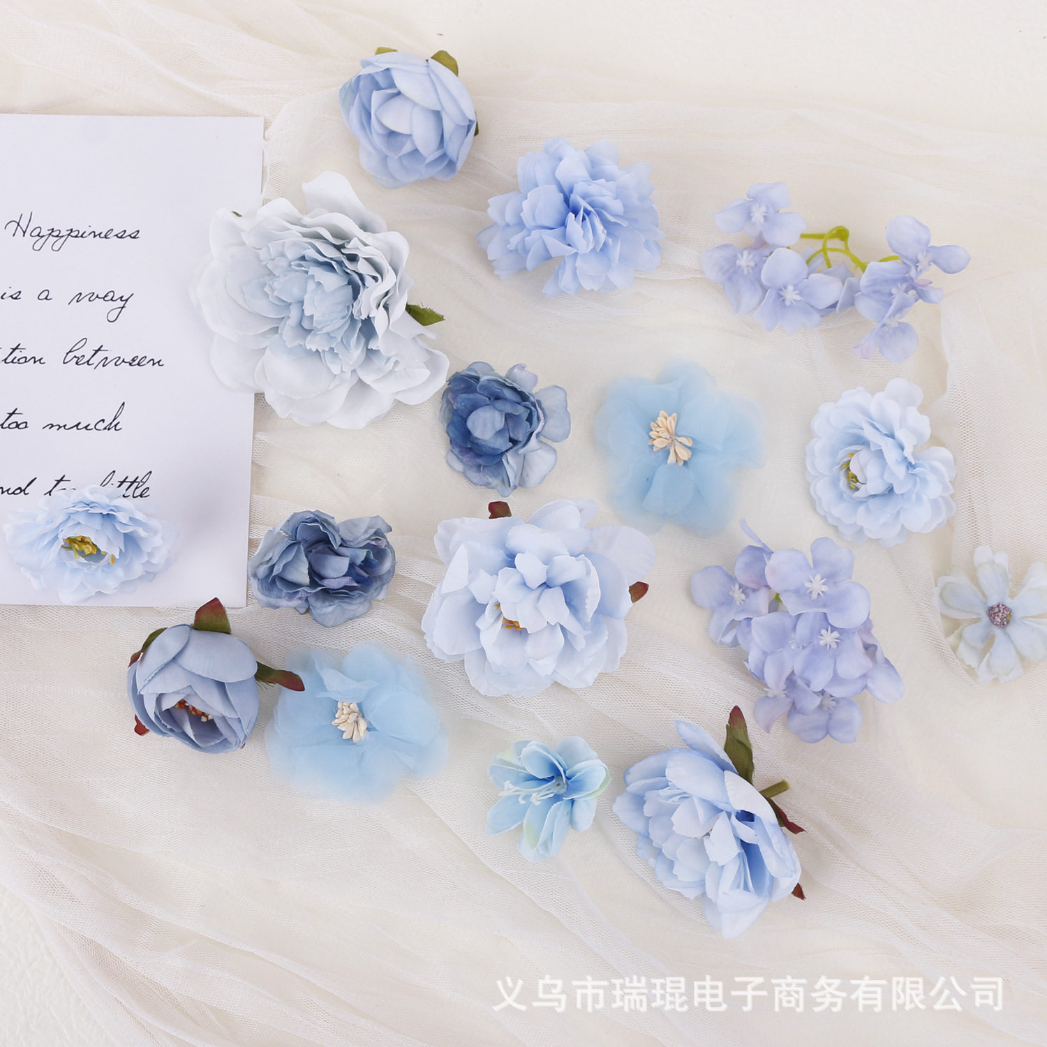 套装混搭组合仿真花diy材