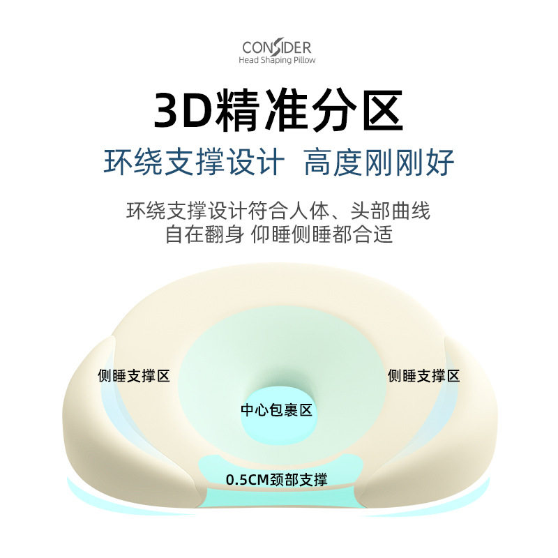 婴儿枕头a类记忆棉0-1岁