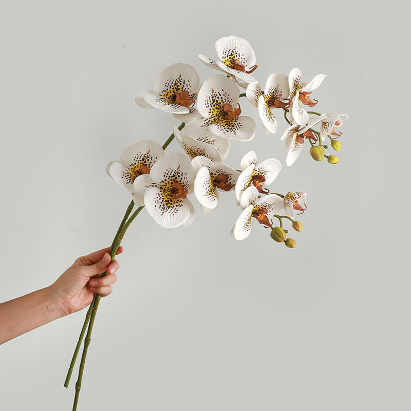 禅意茶室插花仿真花手感