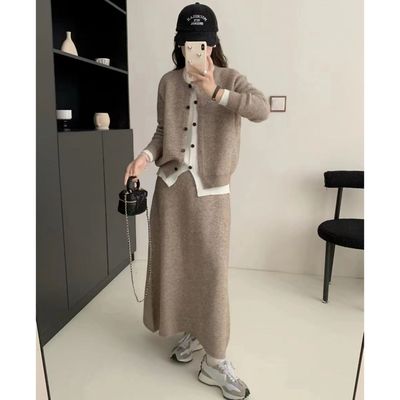2025新款韩系高级感针织套装