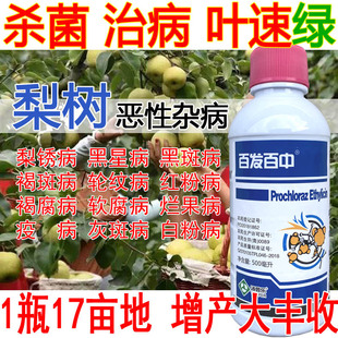梨树特效杀菌剂梨锈病黑星病黑斑病褐斑病轮纹病红粉病褐腐病软腐