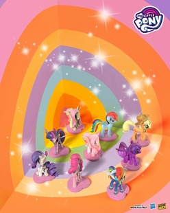 小马宝莉半骨骼盲盒1代 2代正品My Little Pony手办公仔摆件