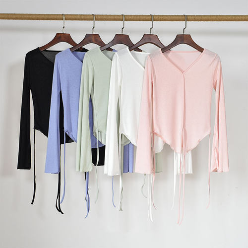 喇叭袖舞蹈服现代舞古典舞演出服