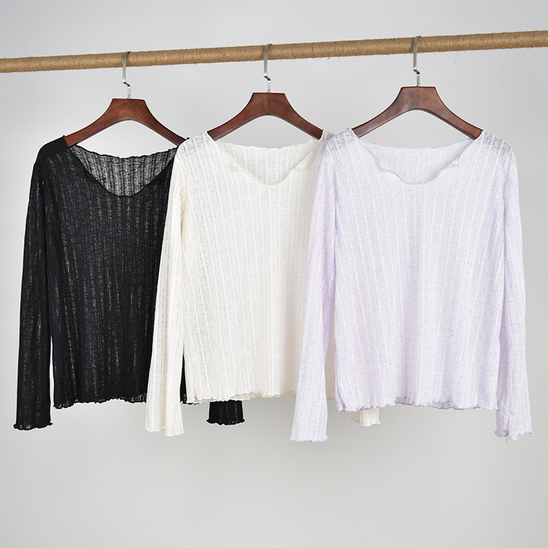 现代舞古典舞练功服女长袖透视薄款防晒罩衫中国舞专业舞蹈服装