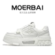 春夏新款 舒适休闲鞋 透气增高板鞋 摩蓓男鞋 时尚 百搭小白鞋 潮鞋