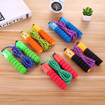 Cotton Sponge Counter Fitness Skipping Jumping Rope Home Gym
