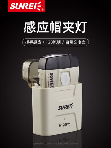 山力士感应夜钓灯防水头灯夹帽灯