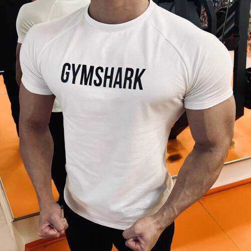 现货Gymshark Apollo短袖男健身运动T恤弹力棉纤维修身版型显身材