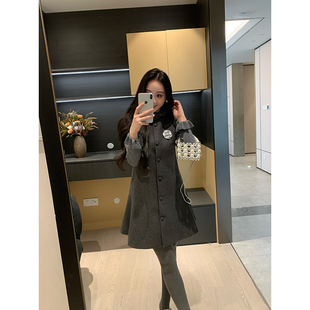 羊毛呢料背心连衣裙收腰显瘦裙X625Q21855 冬季 XINYI 吸睛时刻