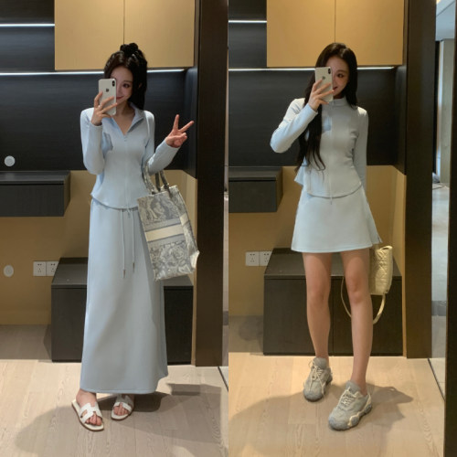 XINYI【冰镇清凉】春夏天丝莱赛尔云朵空气层显瘦卫衣休闲套装女