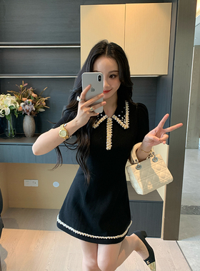 XINYI【千金女主】夏季重工肌理乱麻连衣裙收腰显瘦裙X625Q04557