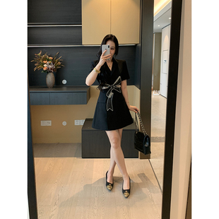 西装 XINYI 连衣裙收腰显瘦裙X625Q08806 一片式 夏季 蛮好 人生
