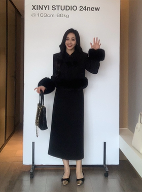 XINYI【东方美学】秋冬新中式绗棉外套女显瘦百搭棉服X624H18892