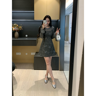 T恤显瘦套气质装 XINYI 女 长袖 羊毛吊带连衣裙 告白日记 冬季