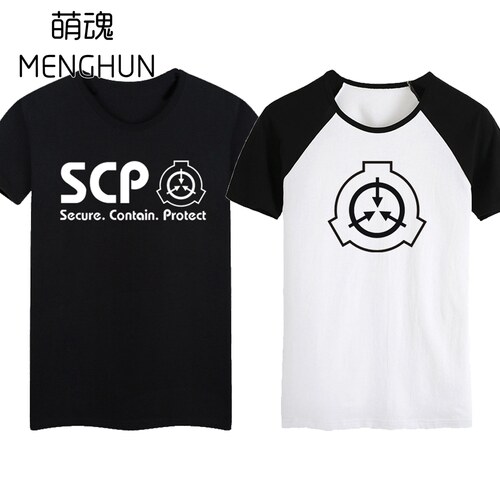 科幻粉丝T恤SCP基金会T恤纯棉多色休闲短袖T恤