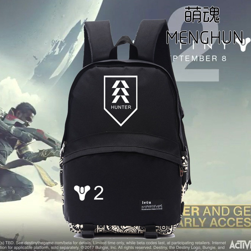 游戏玩家背包DESTINY 命运2 HUNTER WARLOCK TITAN 阵营logo背包