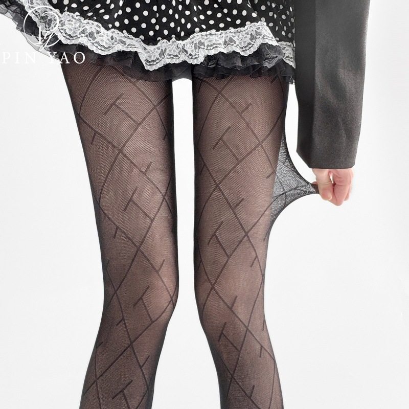 丝袜薄款女方格丝袜黑丝大码连裤袜薄款线条丝袜女黑色丝袜防勾丝,女士内衣/男士内衣/家居服,连裤袜/打底袜,淘宝优惠券,粉丝福利购,淘宝优惠卷
