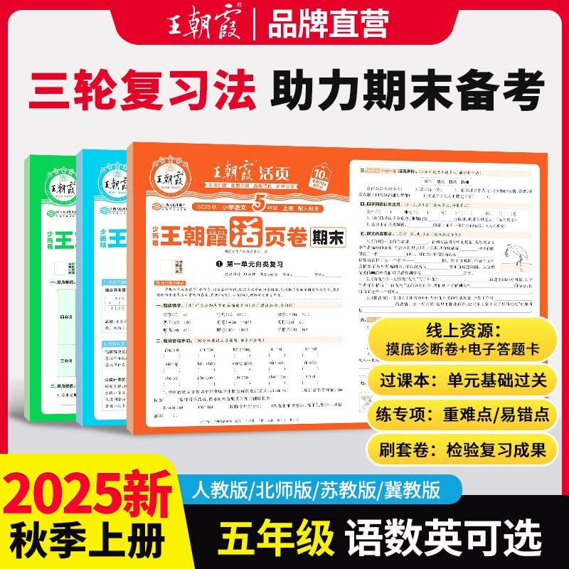 2025新版王朝霞活页期末卷五年级