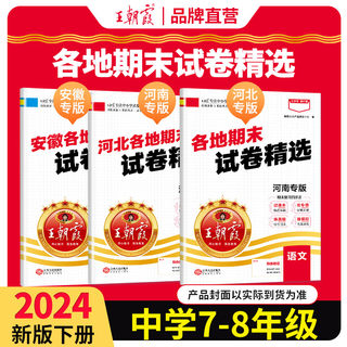 2024王朝霞各地期末试卷七八年级中学下册新版河南河北安徽适用人教版语文数学英语物理专项训练测试卷期中期末冲刺100分