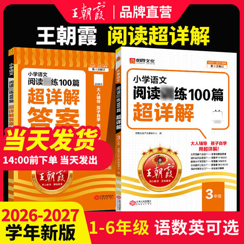 王朝霞阅读语文100篇超详解