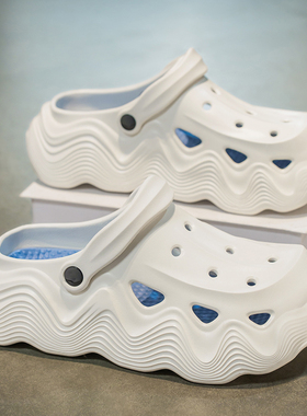 DENSUNCOO洞洞鞋女士凉拖女凉拖鞋女外穿沙滩鞋凉鞋女夏天拖鞋男