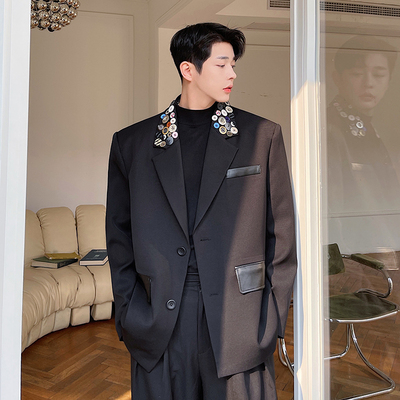 西服宽松西装休闲春秋