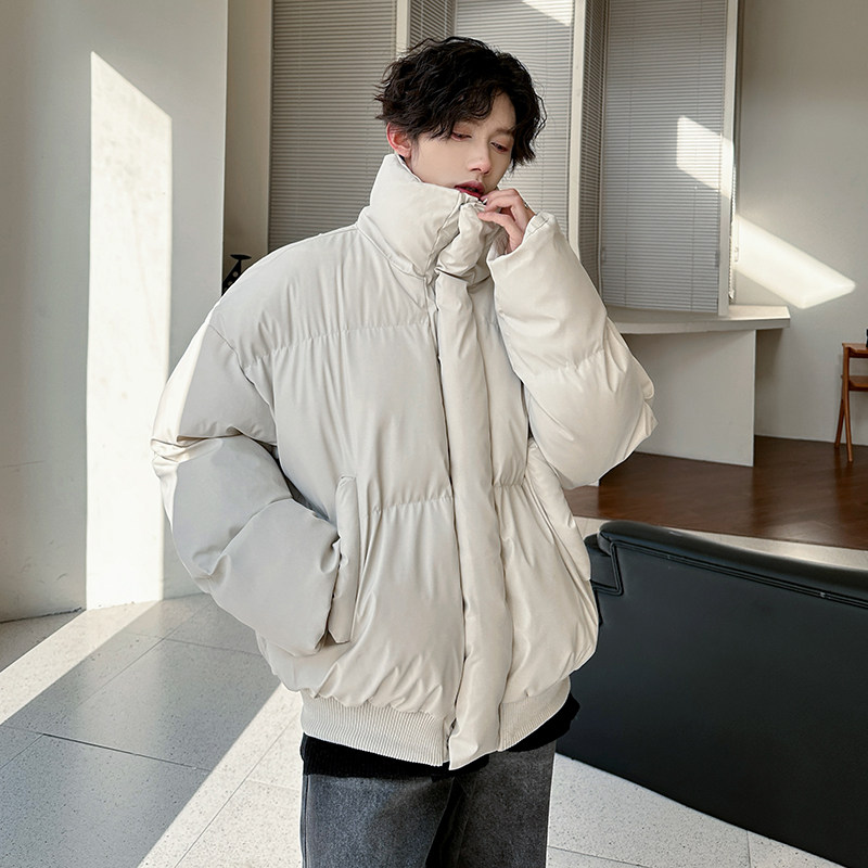 韩系穿搭立领加厚棉衣男女外套冬装美式高级感保暖面包服棉袄休闲