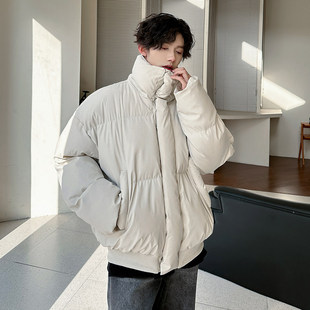韩系穿搭立领加厚棉衣男女外套冬装美式高级感保暖面包服棉袄休闲