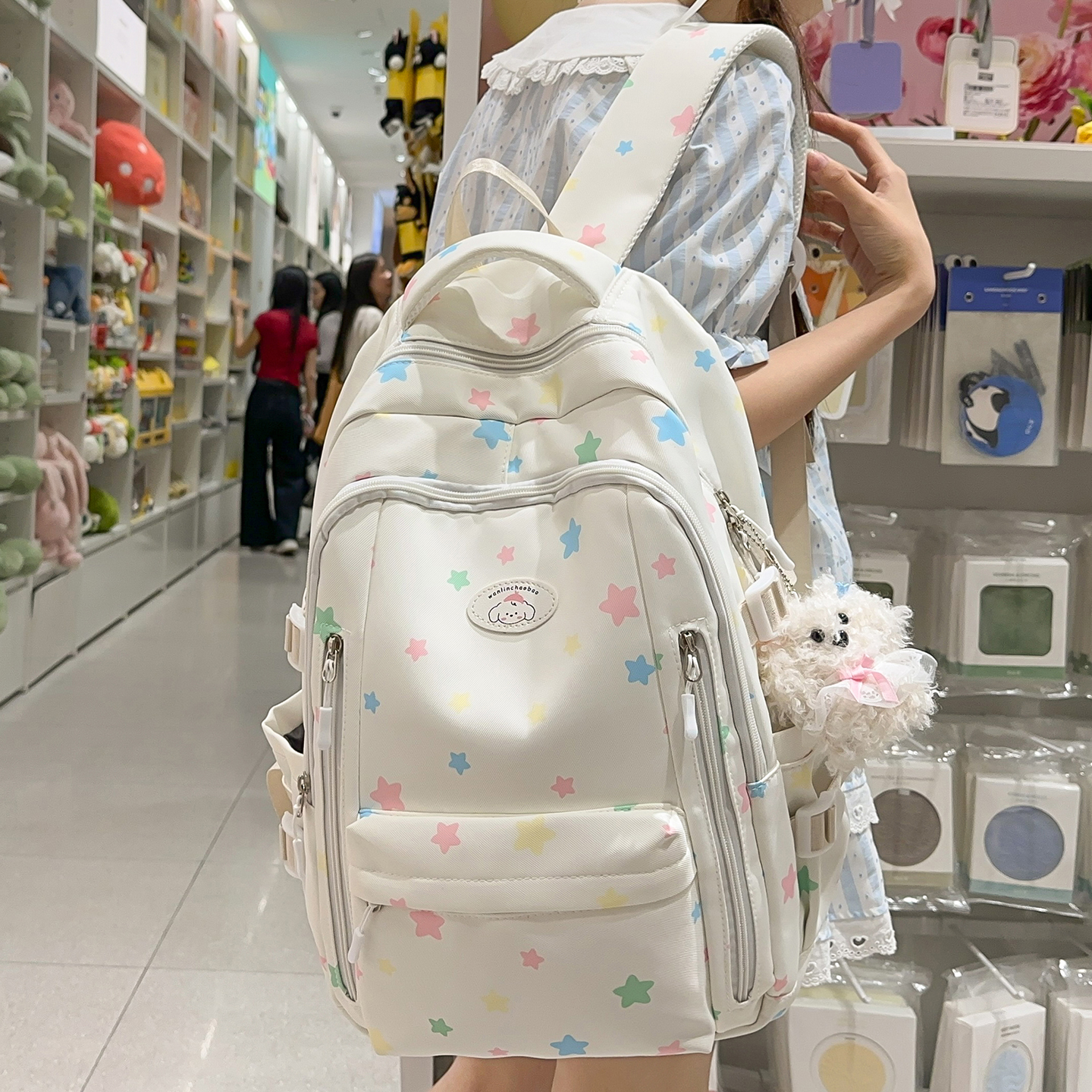 初中生书包高中小学生三到六年级大容量女孩背包轻便高颜值双肩包