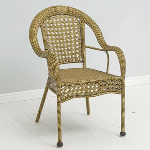 小太师椅藤编藤椅子单个老人阳台高靠背滕椅室内茶楼家用小椅