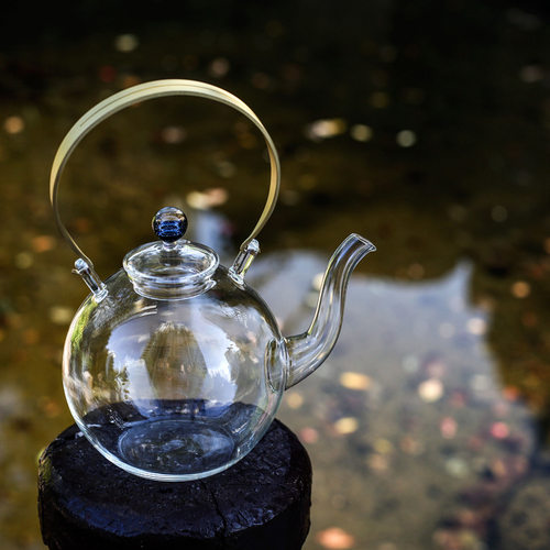 禾器瓘玉玻璃星空烧水壶台湾