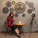 饰品loft酒吧装 美式 复古工业风齿轮墙面装 饰咖啡厅创意壁饰品挂件