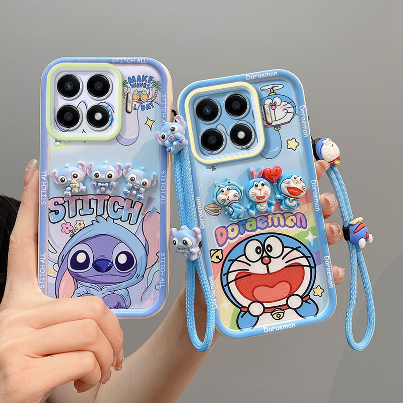 适用于小米15T 5G海外版手机壳新款情侣卡通套4G送钢化膜男女外壳小米15TPRO国际版立体公仔硅胶防摔全包软边