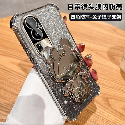 适用于OPPOPHW110手机壳镜头膜保护套女款Reno105G创意可爱防摔phw110全包软边透明男款reno105g硅胶气囊四角