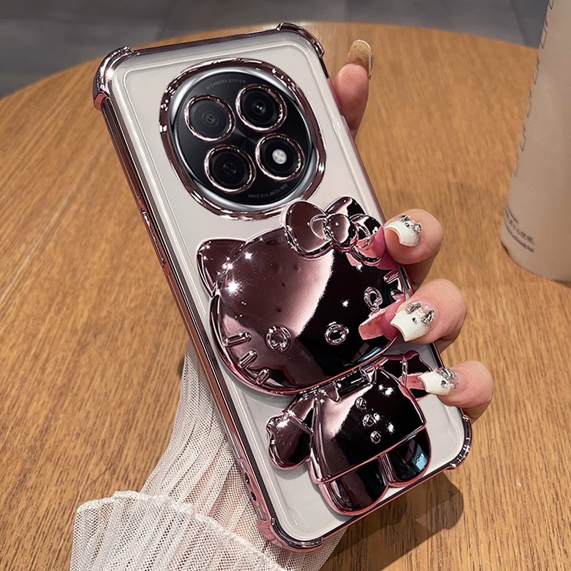 适用OPPOA5pro手机壳猫咪支架PKP110保护oppo套5g新款镜子oppo5G全包防摔opa透明硅胶oppoPKP创意0pp0曲面屏