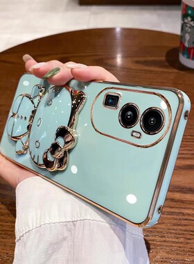 适用于OPPOPHW110手机壳硅胶男opporeno105g防摔支架补妆镜子保护套oppoRENO105G女款oppophw110全包软边新款