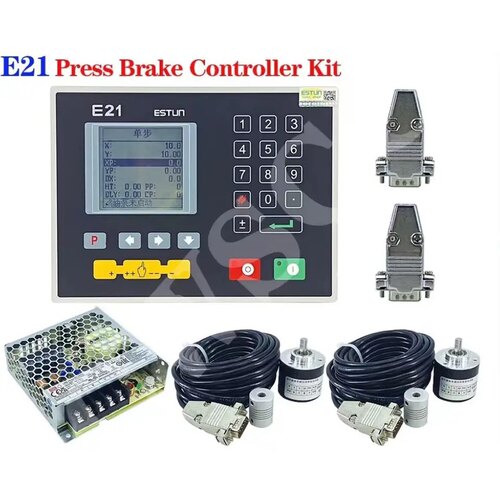 Estun E21折弯机控制系统折弯机控制器两个编码器直流开关电源