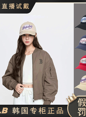 MLB韩国正品男女复古百搭可调节刺绣棒球帽3ACPV016N