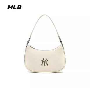 2026新款 潮 韩国MLB包包老花满标腋下包百搭手提包男女饺子包时尚