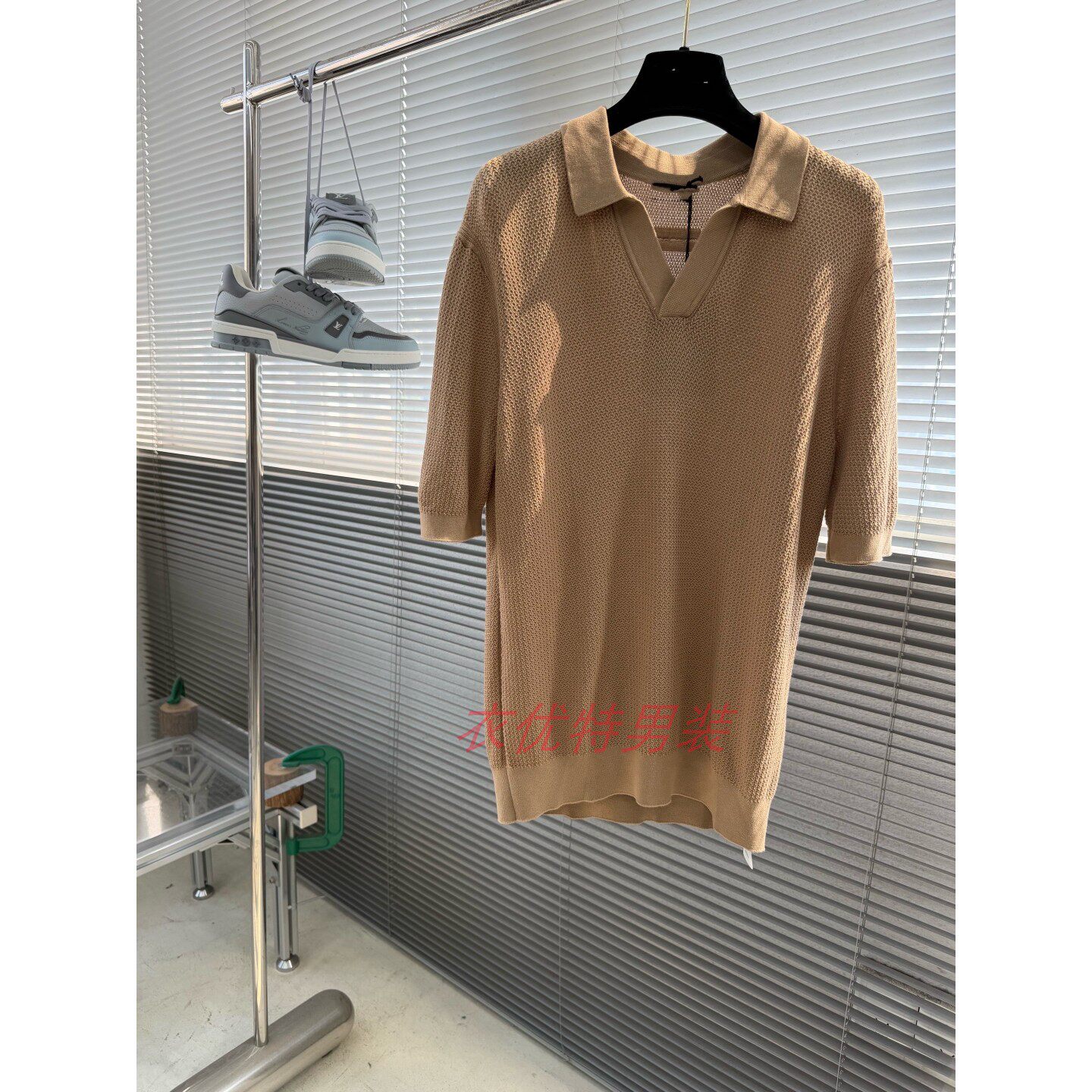 2026新款春夏季青年男士简约短袖T恤翻领Polo衫商务T血针织上衣服