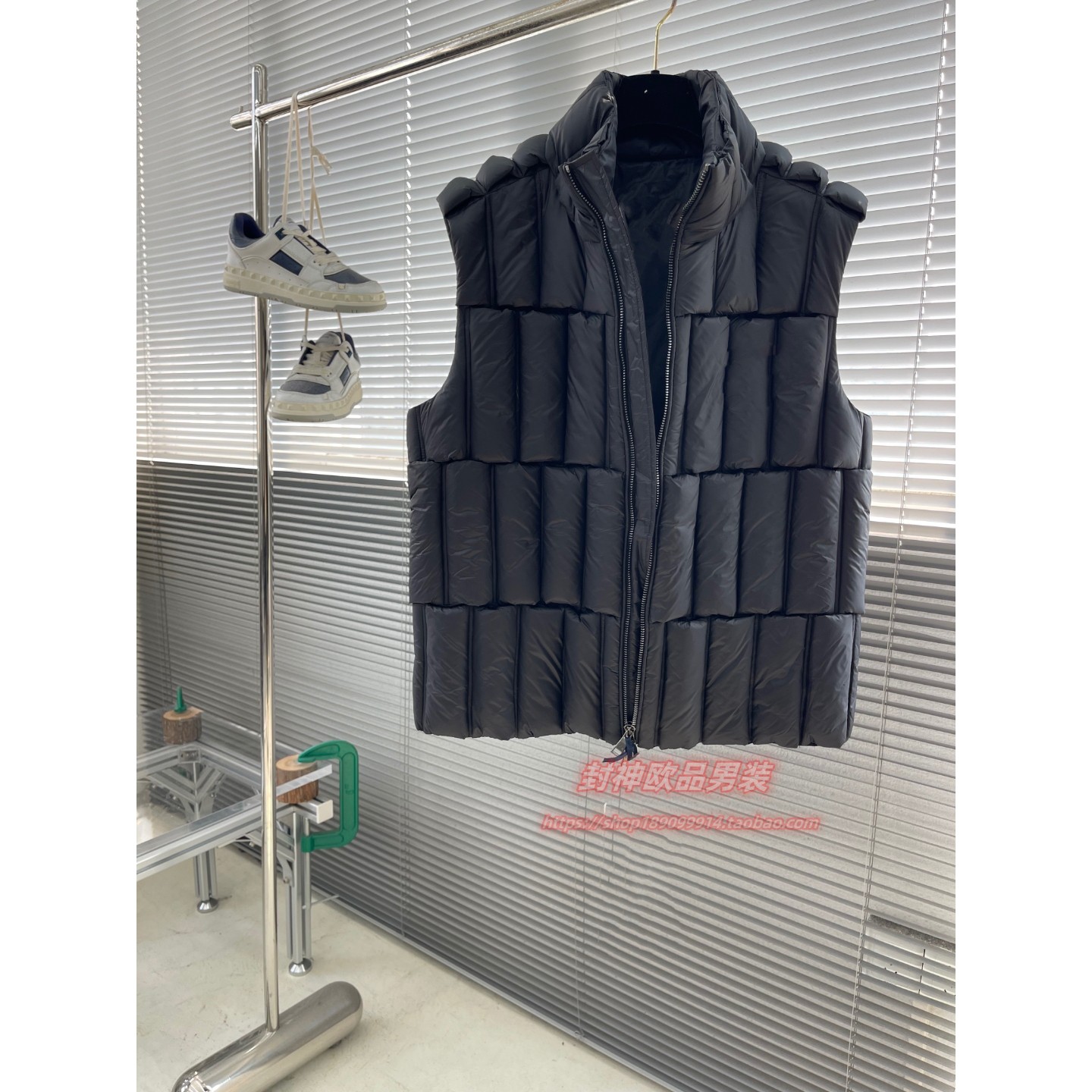 极简防风百搭户外羽绒马甲男立领拉链排骨马甲穿搭轻薄保暖背心