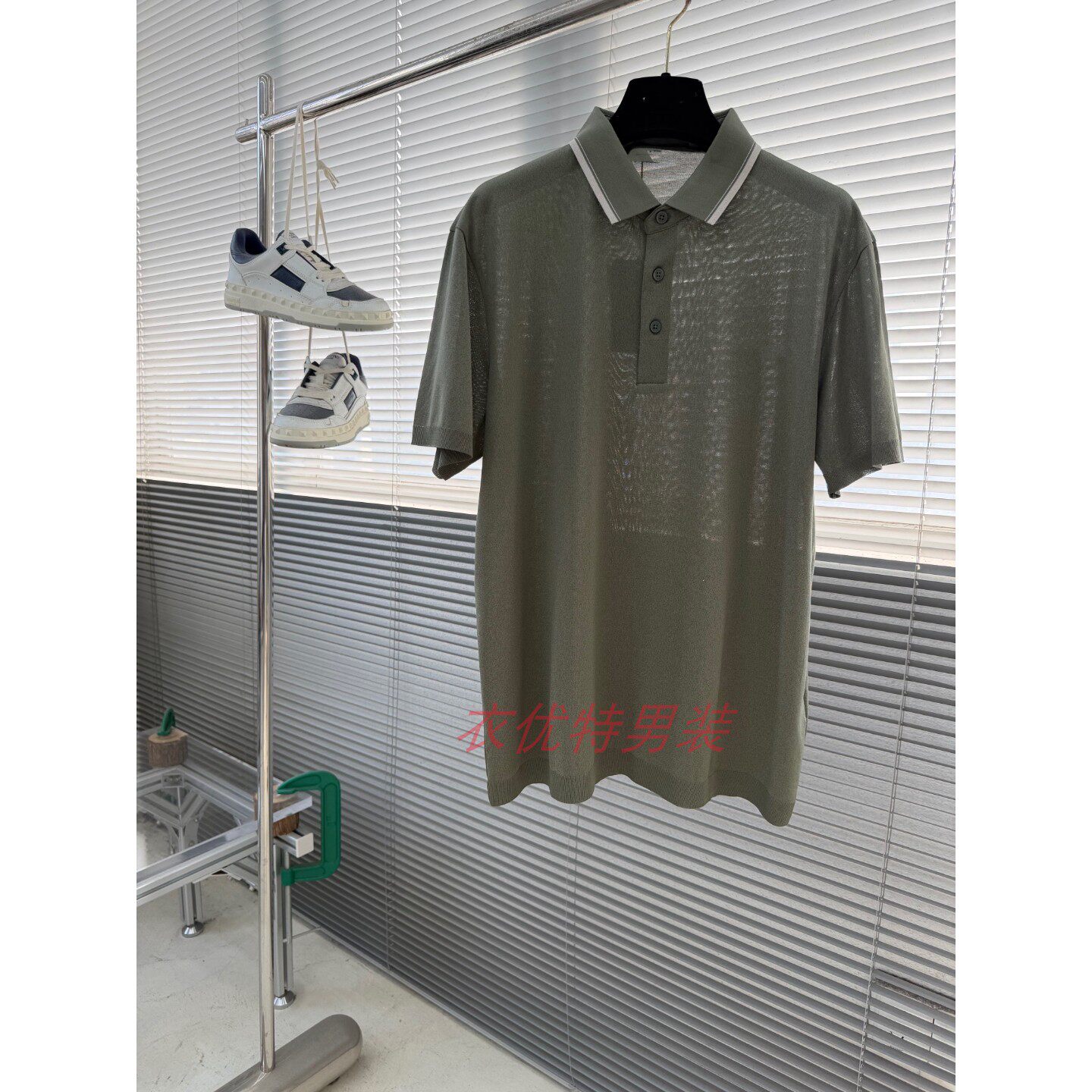 2026新款春夏季青年男士简约短袖T恤翻领Polo衫商务T血透气上衣服