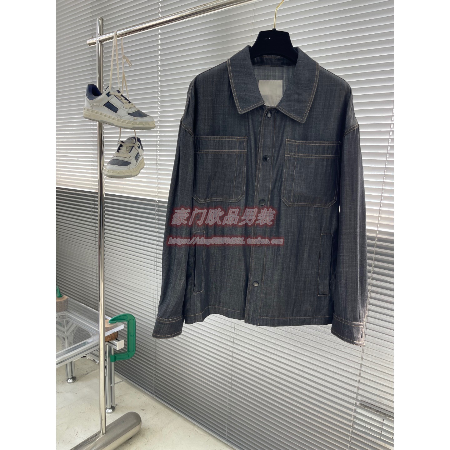 欧洲站极简秋冬新款男士休闲夹克时尚翻领男装潮欧洲站外套男户外