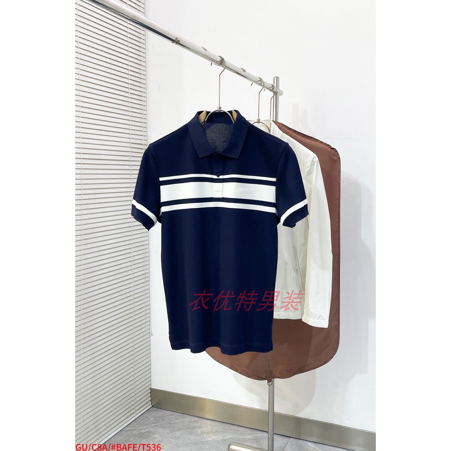 2026新款春夏季青年男士简约短袖T恤翻领Polo衫商务T血透气上衣服